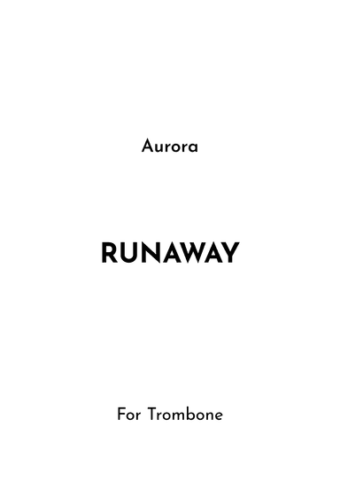 Runaway (arr. Jireh J.)