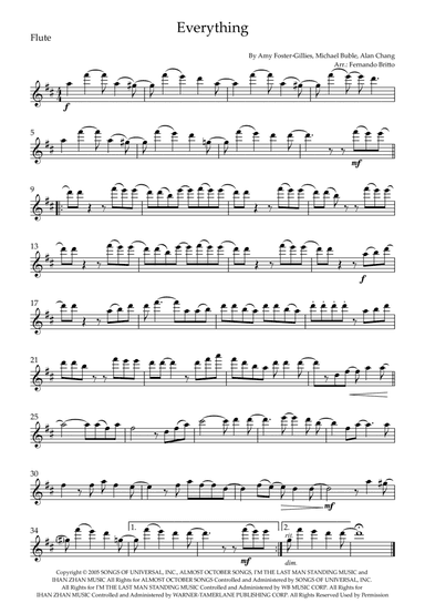 Everything (arr. Fernando Britto)