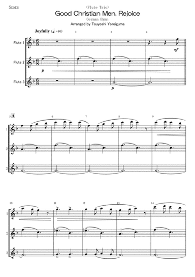 Good Christian Men, Rejoice (arr. Tsuyoshi Yoroiguma)