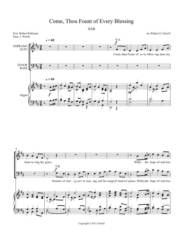 Come, Thou Font of Every Blessing