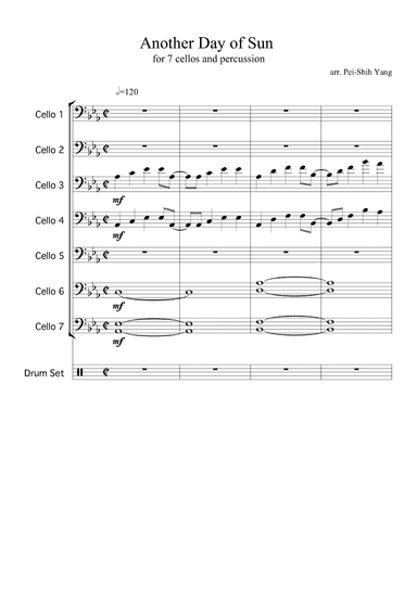 Another Day Of Sun (arr. Pei-Shih Yang)