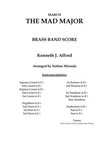 The Mad Major (arr. Nathan Miranda)