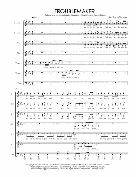 Troublemaker (arr. Bryan Sharpe)