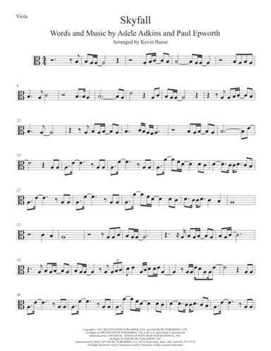 Skyfall (arr. Kevin Busse)