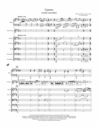 Caruso (arr. Jordan Grigg)