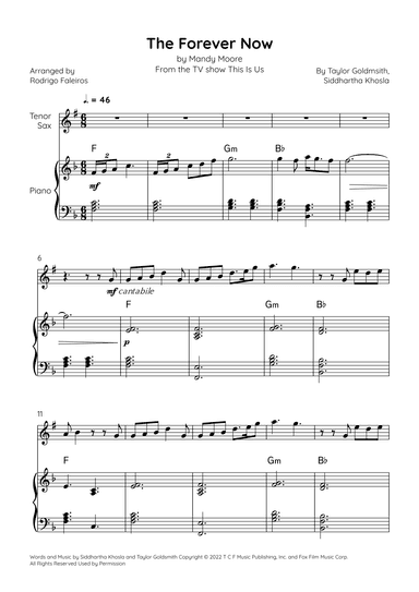 The Forever Now (arr. Rodrigo Faleiros)
