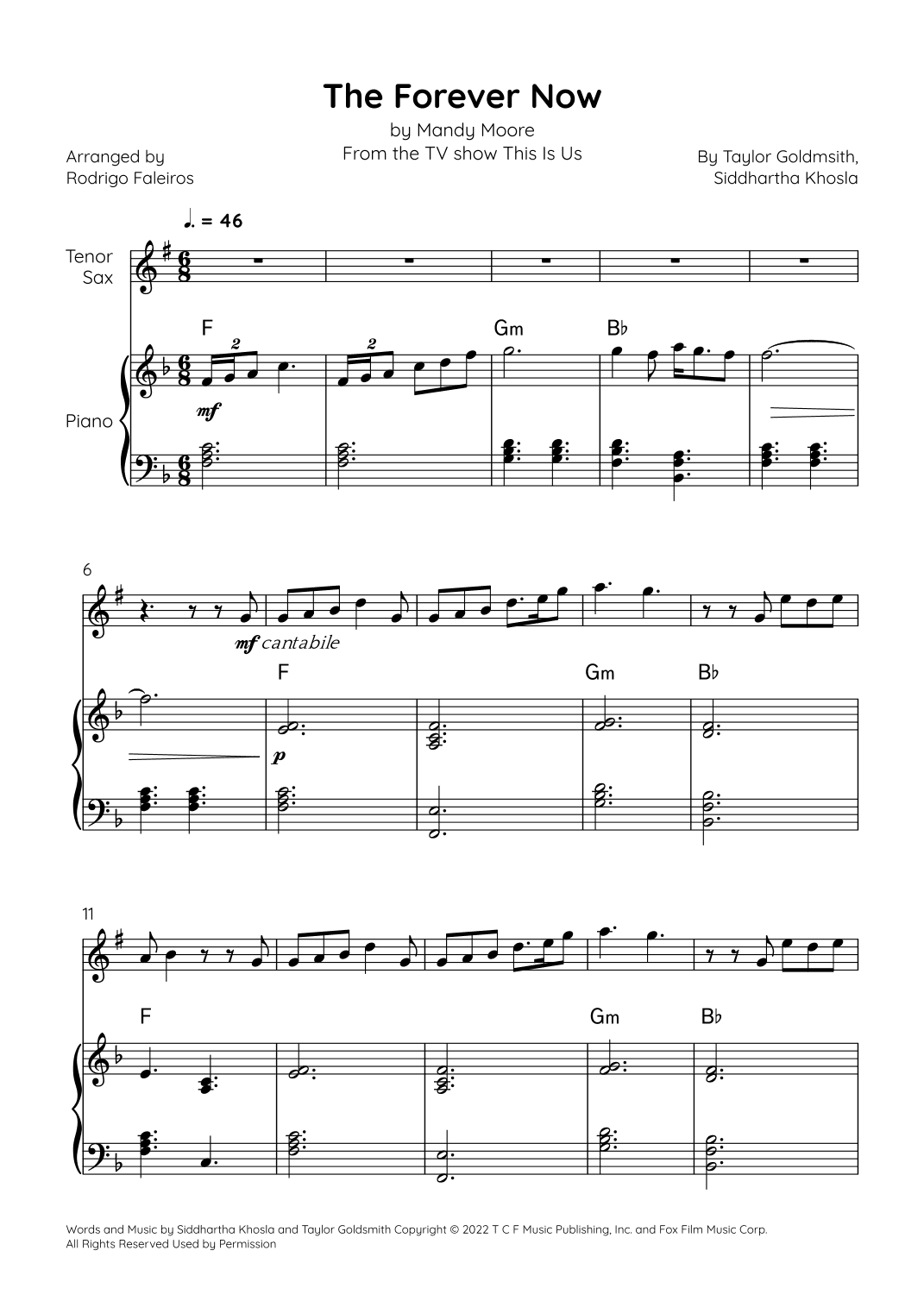 The Forever Now (arr. Rodrigo Faleiros)