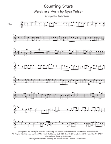 Counting Stars (arr. Kevin Busse)
