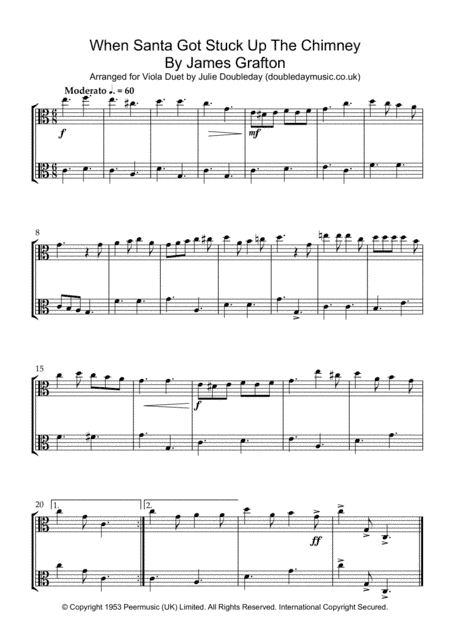 When Santa Got Stuck Up The Chimney (arr. Julie Doubleday)
