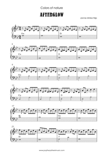 Colors of Nature - Afterglow - harp solo