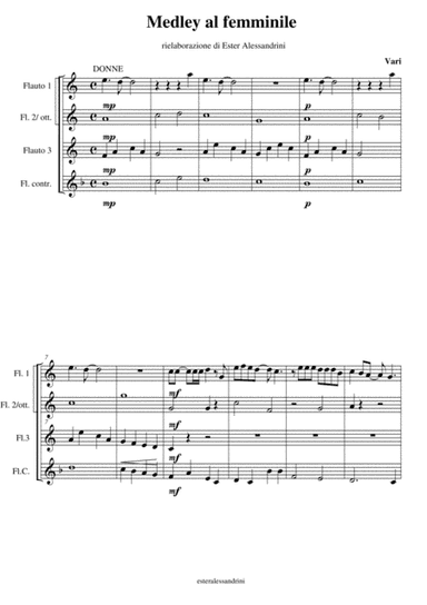 Medley al femminile (arr. Ester Alessandrini)