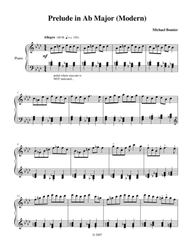 Prelude No. 17 in Ab Major from 24 Preludes