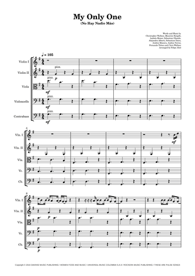 My Only One (no Hay Nadie Mas) (arr. Felipe Abel)