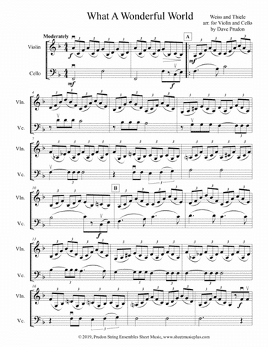 What A Wonderful World (arr. Dave Prudon)