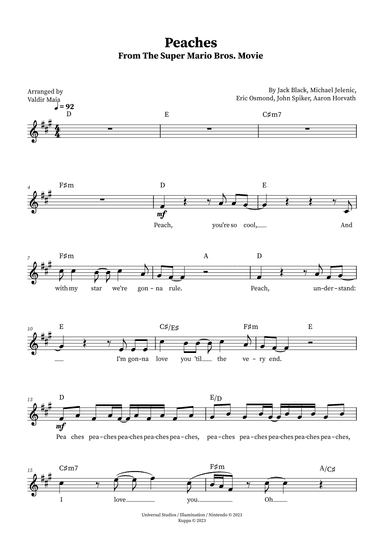 Peaches (arr. Valdir Maia)