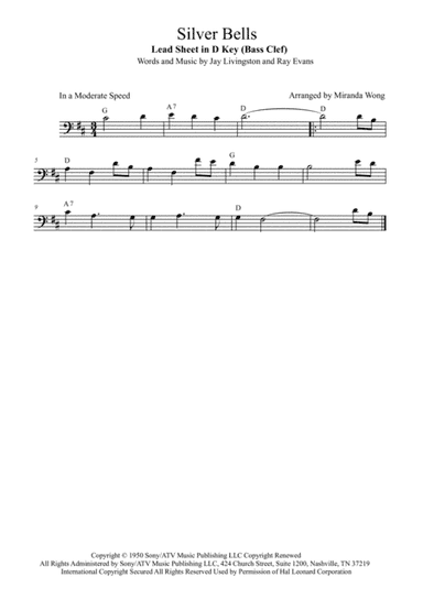 Silver Bells (arr. Miranda Wong)