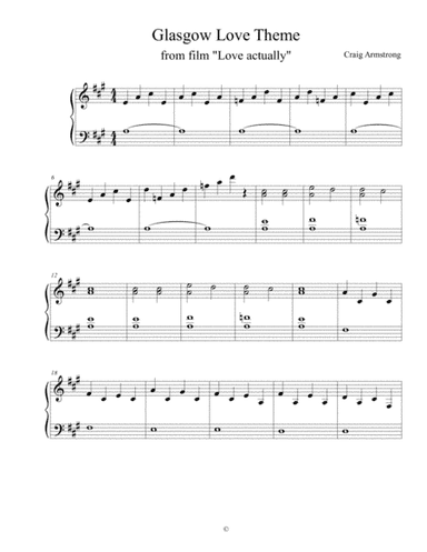 Glasgow Love Theme (arr. leamusic)