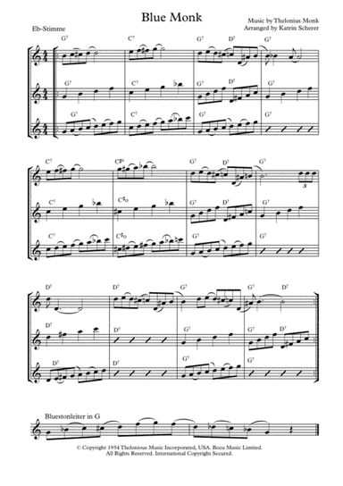 Blue Monk (arr. Katrin Scherer)