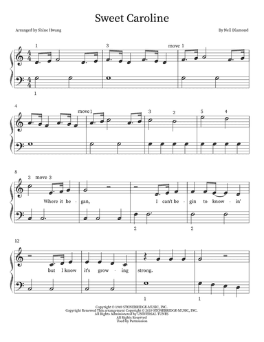 Sweet Caroline (arr. Shine Hwang)