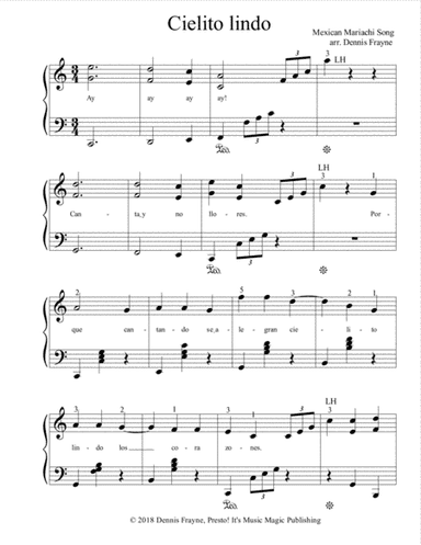 Cielito lindo (arr. Dennis Frayne)
