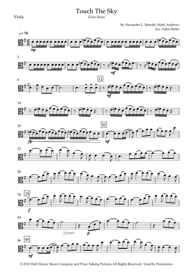 Touch The Sky (arr. Fabio Britto)