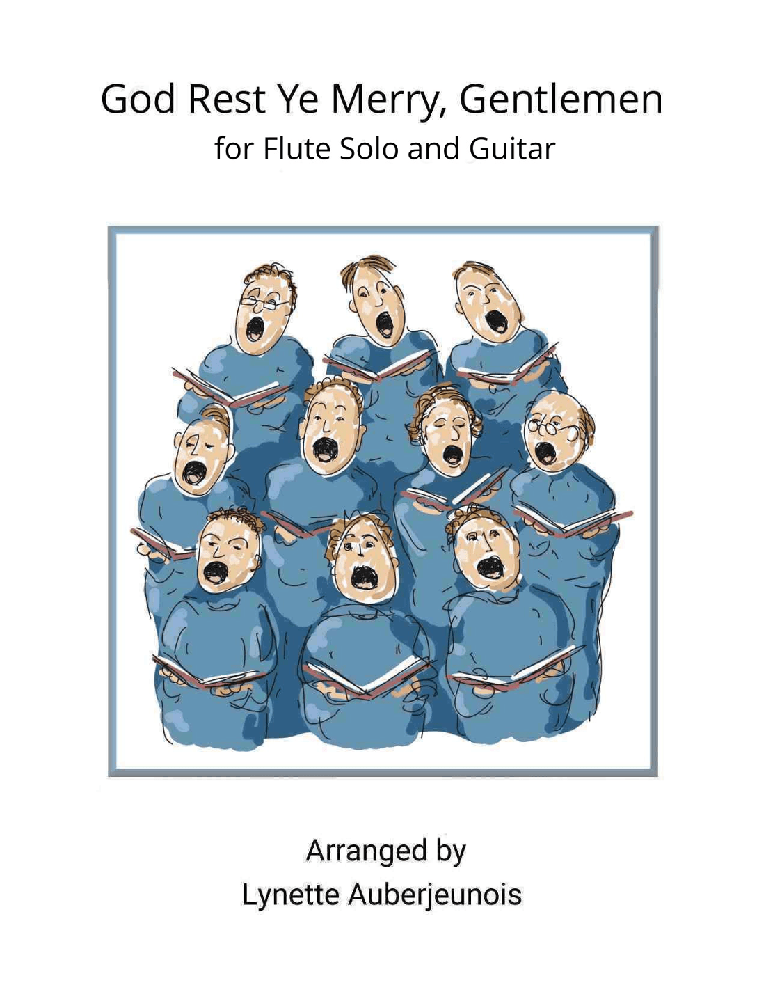 God Rest Ye Merry, Gentlemen - Flute Solo with Guitar Chords (arr. Lynette Auberjeunois)
