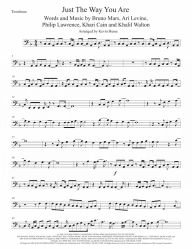 Just The Way You Are (arr. Kevin Busse)