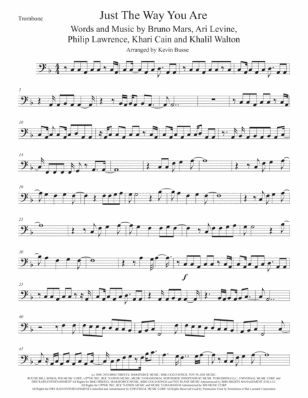 Just The Way You Are (arr. Kevin Busse)