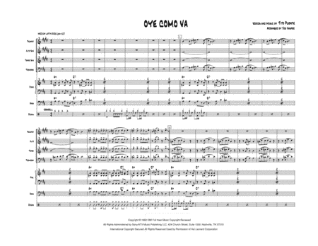 Oye Como Va (arr. Joseph Hasper)