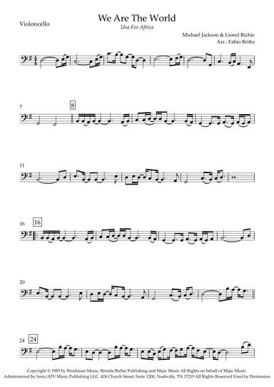 We Are The World (arr. Fabio Britto)