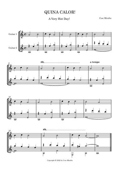 QUINA CALOR! Guit & Guit