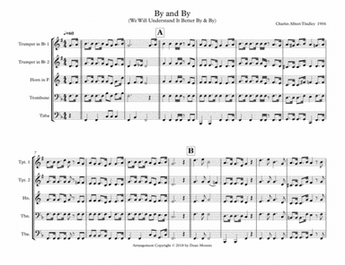 By And By (We'll Understand It Better By And By) (arr. Dean Mounts)