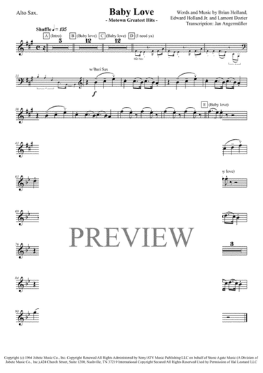 Baby Love (arr. Jan Angermüller)