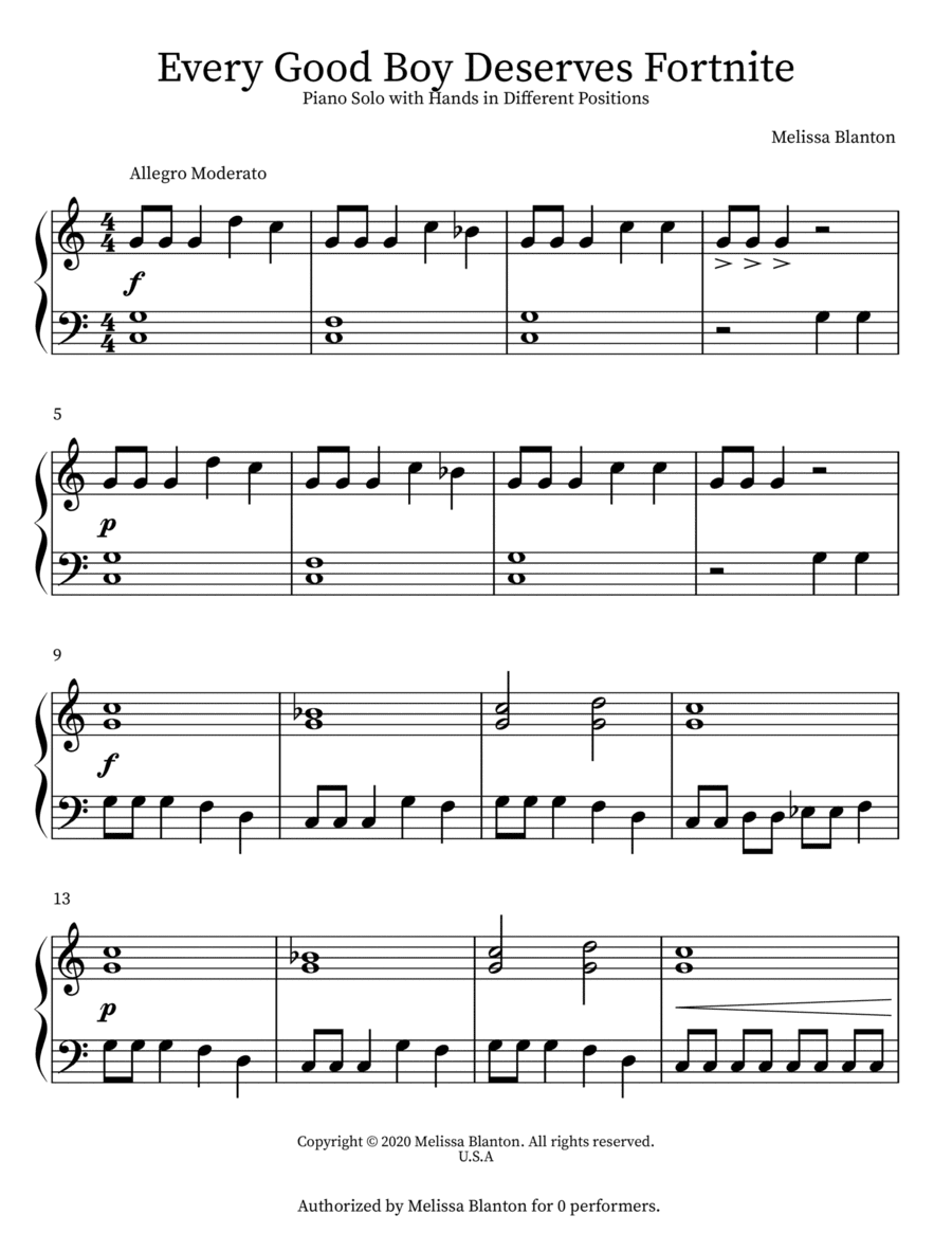 Every Good Boy Deserves Fortnite