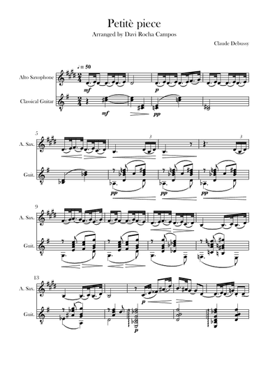 Petitè piece (arr. Davi Rocha Campos)