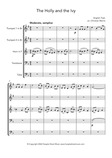 The Holly and the Ivy (arr. Christian Morris)