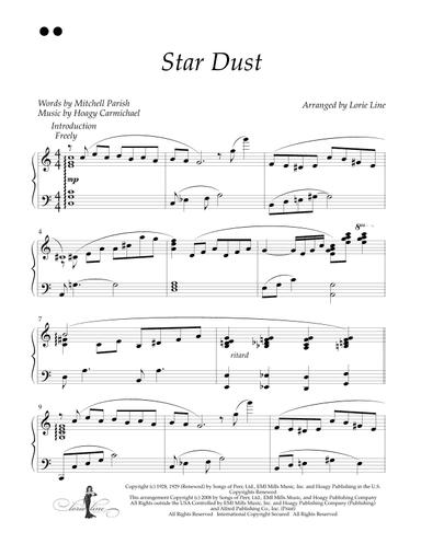 Stardust (arr. Lorie Line)