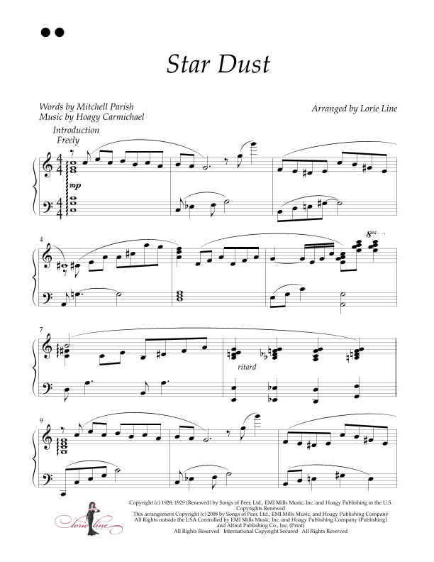 Stardust (arr. Lorie Line)