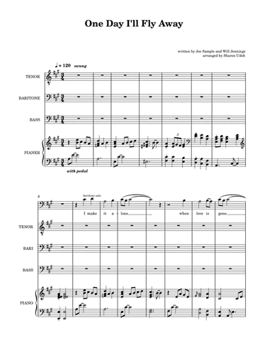 One Day I'll Fly Away (arr. Sharon Udoh)