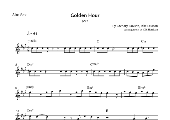 Golden Hour (arr. C. B. Harrison)