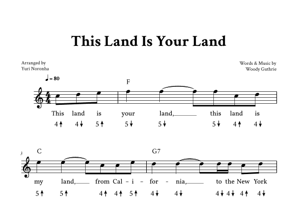 This Land Is Your Land (arr. Yuri Noronha)