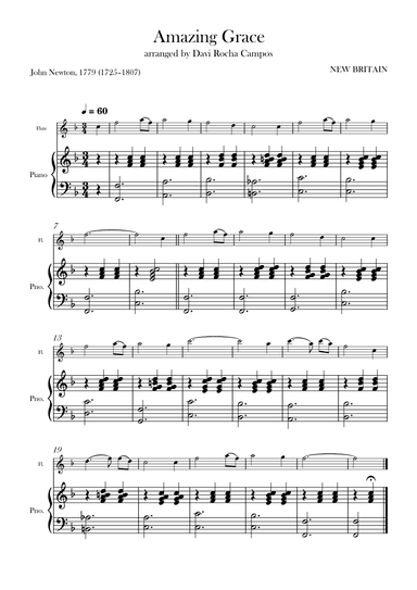 Amazing Grace (arr. Davi Rocha Campos)