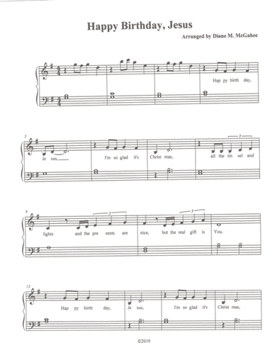Happy Birthday Jesus (arr. Diane M. McGahee)
