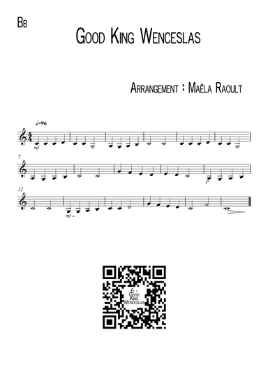 Good King Wenceslas (arr. Maëla Raoult)