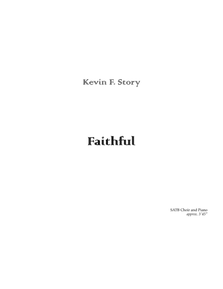 Faithful - SATB