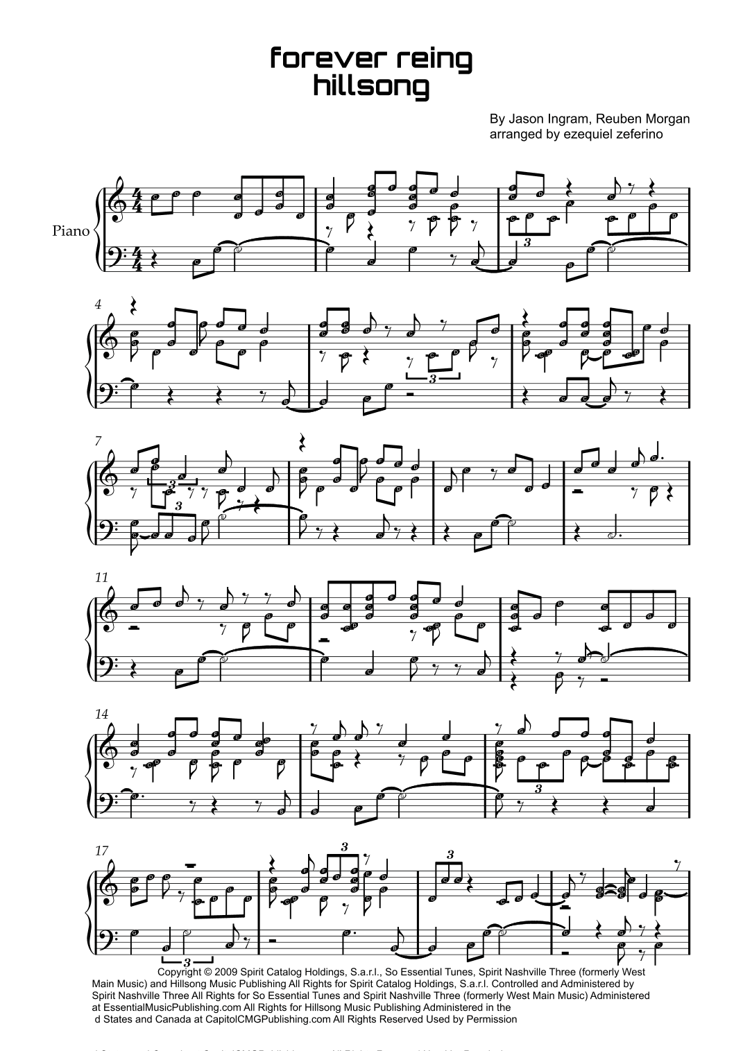 Forever Reign (arr. ezequiel zeferino edição)