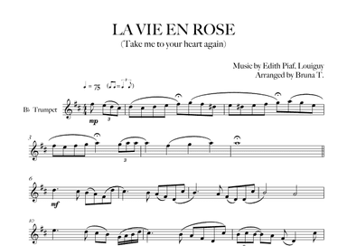 Take Me To Your Heart Again (arr. Bruna T.)