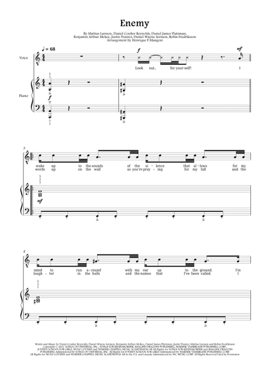 Enemy (arr. Henrique F Mangoni)