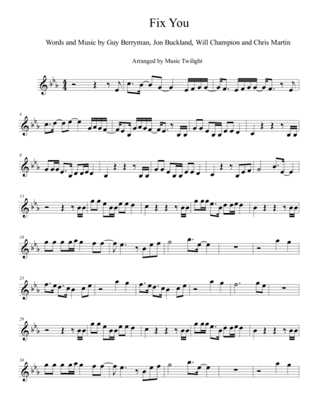 Fix You (arr. Music Twilight)