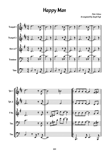 Happy Man (arr. Joseph Pugh)